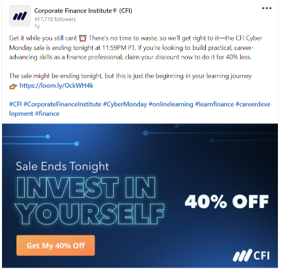 CFI CYber Monday