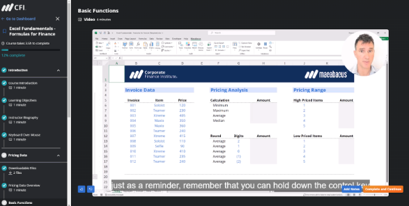 Excel Fundamentals