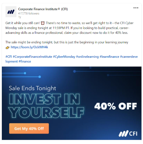 CFI Cyber Monday
