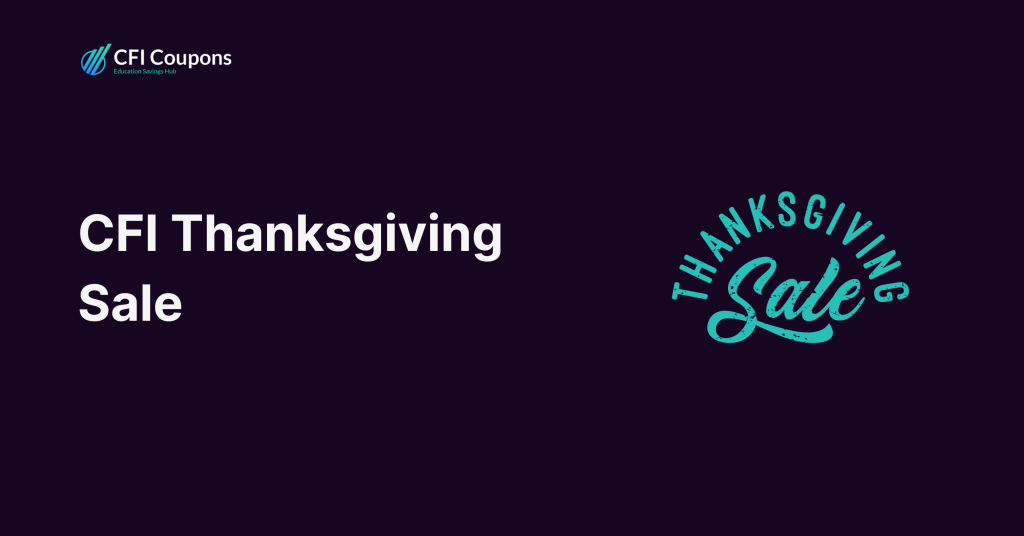 CFI Thanksgiving Sale