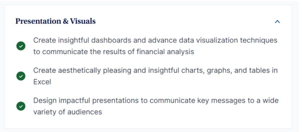  Presentation and Visuals
