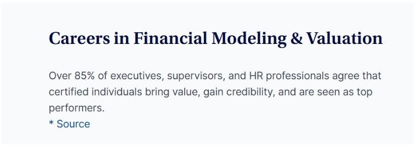 careers in fanacial modeling