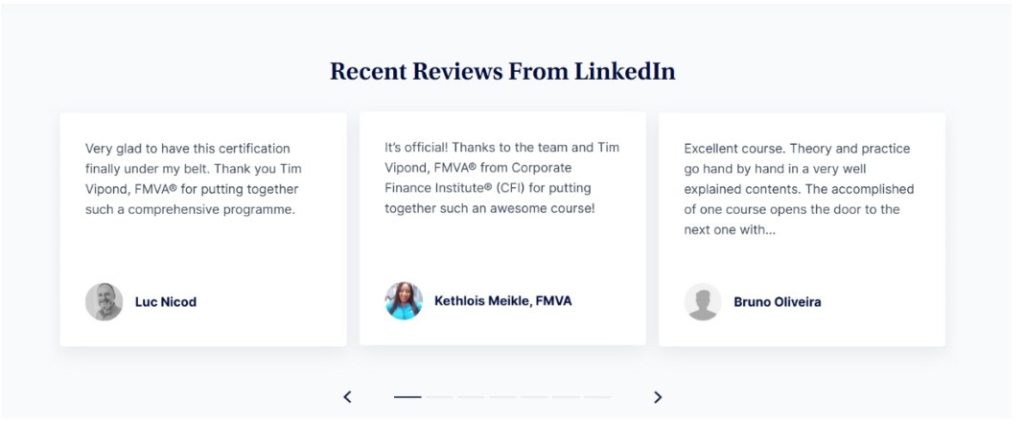 Linkedin reviews