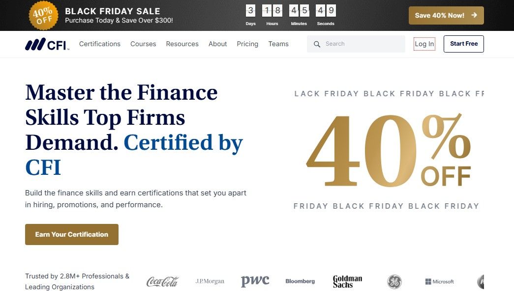 CFI Black Friday